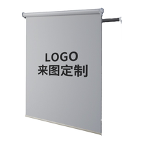 Office shading curtain sunscreen roller blinds shade free from perforated kitchen toilet windows shielded curtain roll pull-out