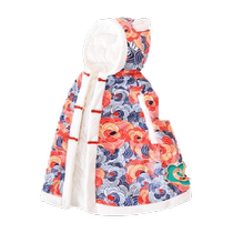 Jingqi baby cloak in autumn and winter out of baby wind protection hug for boys and girls