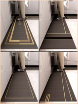 High-end anti-slip mat anti-carpet floor oil kitchen floor water-absorbent wipeable washable household floor mat.