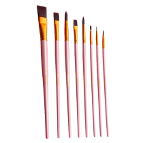 Gouache art hook line pen extra fine wolf millimeter nylon brush set painting pigment acrylic Chinese painting oil painting watercolor face brush brush line extremely fine stroke fine brushwork special outline pen flat head