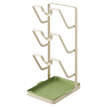 Modern Housewife Pot Lid Rack Countertop Pot Spatula Holder Kitchen Multifunctional Storage Rack Household Pot Lid Placer