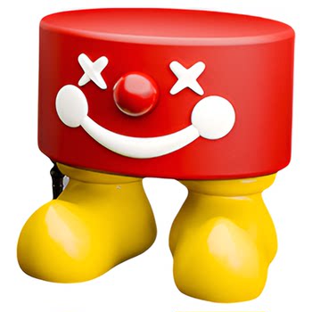 Bei hanmei creative cartoon clown shoe changing stool