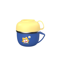 Special snack cup canteen for first grade childrens lunch box Primary school students Dining Cute Insulated Rice Bowl High Face Value Coriander