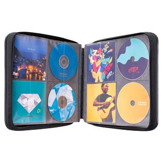 Optical disc box, high-end cd box, dvd disc storage, butterfly bag, disc bag with handle, large capacity car disc storage