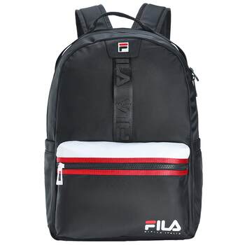 FILA Official Men's Backpack 2024 Summer New Fashion Casual Sports Backpack ຄວາມອາດສາມາດຂະຫນາດໃຫຍ່ຂອງໂຮງຮຽນ