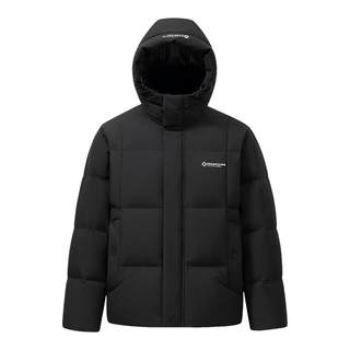 【雪壳系列】雪中飞25冬新款羽绒服男休闲短运动连帽90绒面包服A