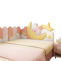 Childrens room tatami wall surrounded by soft package for girls and boys cute rabbit wall anti-collision headboard back cushion self-adhesive