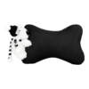 Car headrest, in-car neck pillow, scrawled dog car seat, lumbar support set, summer car, suitable for all seasons