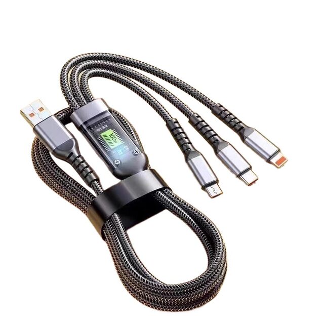 1.2m one to three 120Wtypec super fast charge