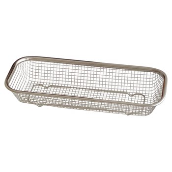 Ins simple mesh stainless steel rectangular storage basket