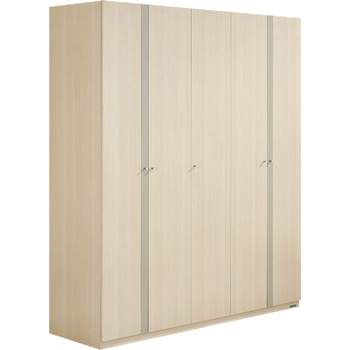 Quanyou Home Modern Simple Combination Wardrobe with Top Cabinet Home Bedroom Rental Room Economical Wardrobe 106305