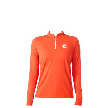 Guofan sports quick-drying autumn stand-up collar half-zip cardigan long-sleeved t-shirt breathable and light for men and women outdoor running