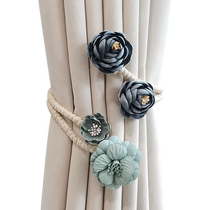 A pair of new curtain straps light luxury high-end rope straps branch flower curtain buckles gathering belt decorative accessories