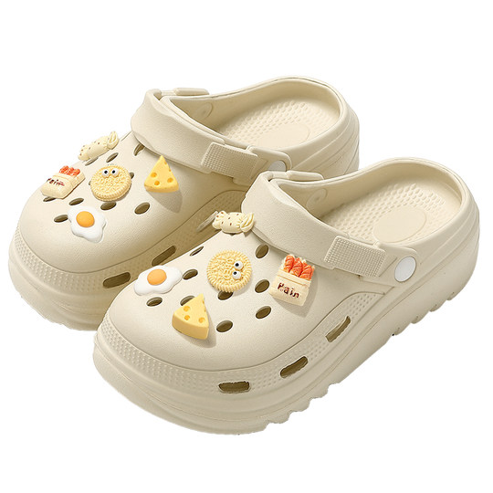 Pregnant women can DIY cheesecake hole shoes