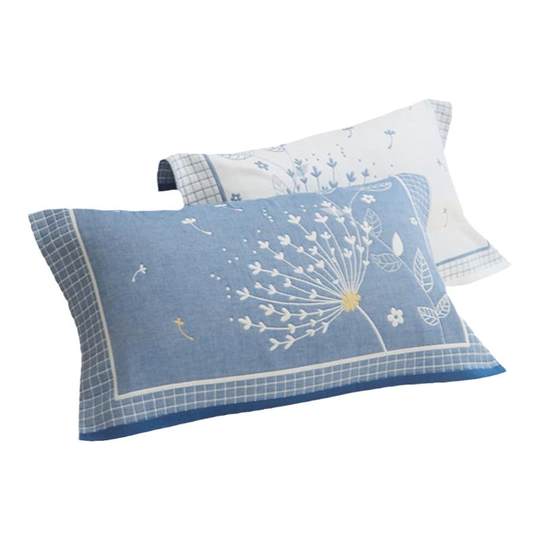 Jialiya-Kissenbezug aus reiner Baumwolle, Paar-Set, kann fixiert werden