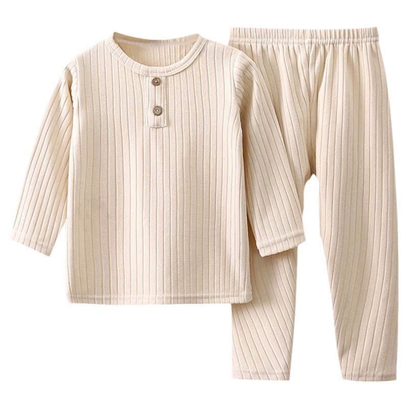 Children's thermal underwear set, German velvet, baby girl, autumn clothes, autumn trousers, spring and autumn baby bottoming pajamas, home clothes