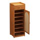 The shoe cabinet is deepened and widened, and the shoe shelves are light, luxurious and high-end.