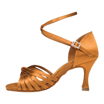 舞蹈鞋拉丁鞋成年女士中跟教师鞋软底交谊摩登跳舞鞋广场舞鞋