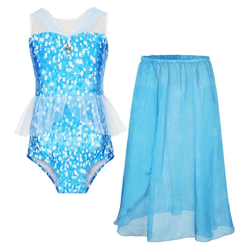 Girls Frozen Series IP One-piece Swimsuit Set