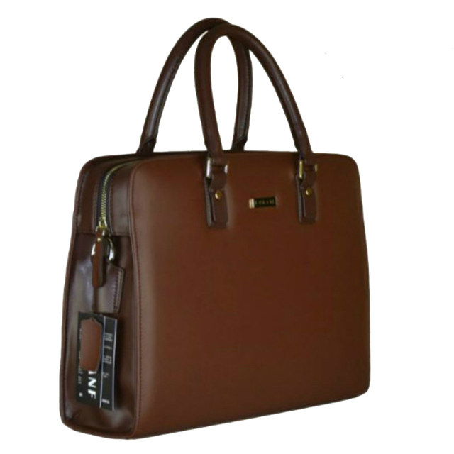 One-shoulder LOKANF handbag genuine leather business business