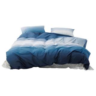 Simple style soft gradient cotton four-piece duvet cover set