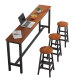 Bar table simple wall commercial narrow table