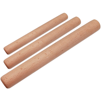 Pear wood rolling pin solid wood thickened dumpling skin noodle stick large and small baking pressing pin large size household noodle stick
