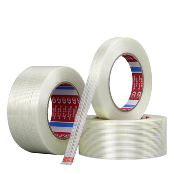 Striped high viscous fiber tape 12 flew 4 cm