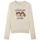 TeenieWeenie Bear & PACAIN joint brand fun embroidered sweater round neck sweater