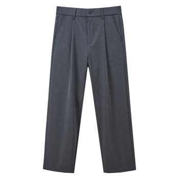 96 old money style straight loose trousers for men