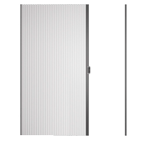 Bathroom high-end invisible shower curtain without punching toilet partition curtain advanced waterproof shower curtain mildew-proof dry and wet separation