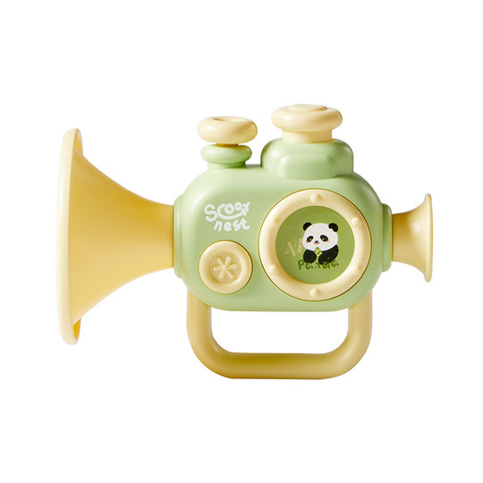 Kechao Small Trumpet Children's Toys Baby 6 can blow the whistle and the baby can chew the instrument that the baby is over the month old can chew