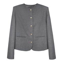 French style short jacket for women 2024 new spring Korean style high-end suit top
