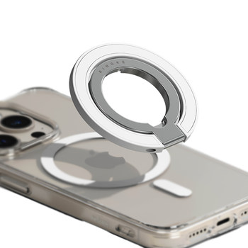 Zinc alloy folding multi-angle magnetic ring holder