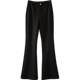 Yalida elastic flared pants summer bootcut pants