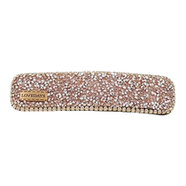 Crystal hair accessories starry pink crystal diamonds Korean style broken hair clips temperament hair clips with bangs and side clips full of diamonds Internet celebrity
