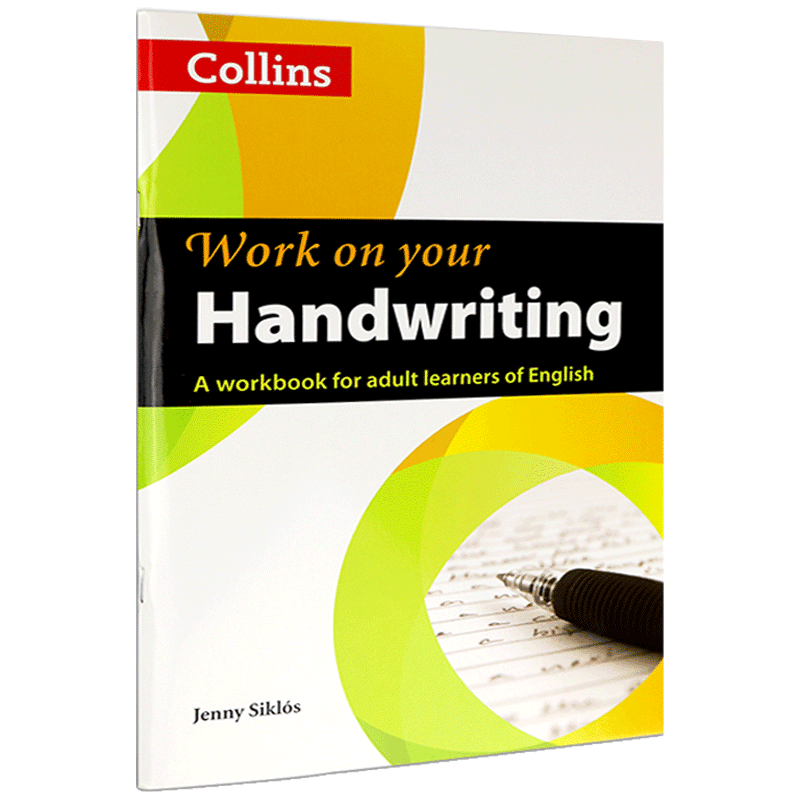 柯林斯英语书法字贴 英文原版 Workon Your Handwriting 英文手写体字帖入门教材 零基础英语字体练习 备考IELTS ...