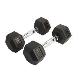 Hexagonal Cast Iron Dumbbells for Men to Train Arm Muscles, Home Fitness Equipment, 5kg 10lb Training Pvc Dumbbells