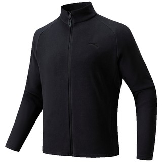 Anta chaqueta polar con cuello levantado para hombre, chaqueta cortavientos