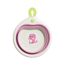 Yings childrens washbasin baby wash basin can be wall-mounted portable baby special basin folding 1991