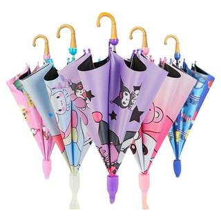 库洛米儿童雨伞新款小学生幼儿园全自动小孩折叠超轻长柄美乐蒂