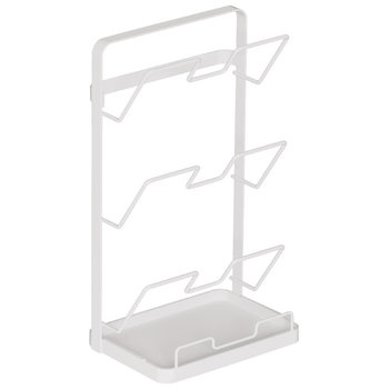 Pot lid rack countertop wall-mounted cutting board drain storage rack