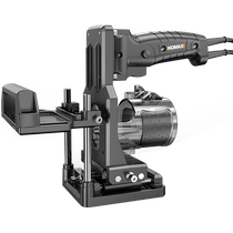 Woodworking edge trimming machine bracket two-in-one connecting piece fastener invisible piece slotting machine mold board hole opening machine wood milling