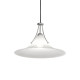 Blown glass dining room chandelier light island bauhaus style