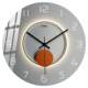 Wall clock living room creative Nordic punch-free modern simple