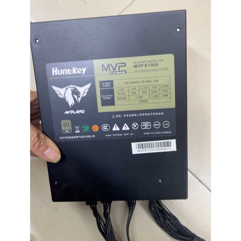 K1000 Huntkey Mvp 1000W Gold Certified Full Modular Power Supply Computer Power Supply