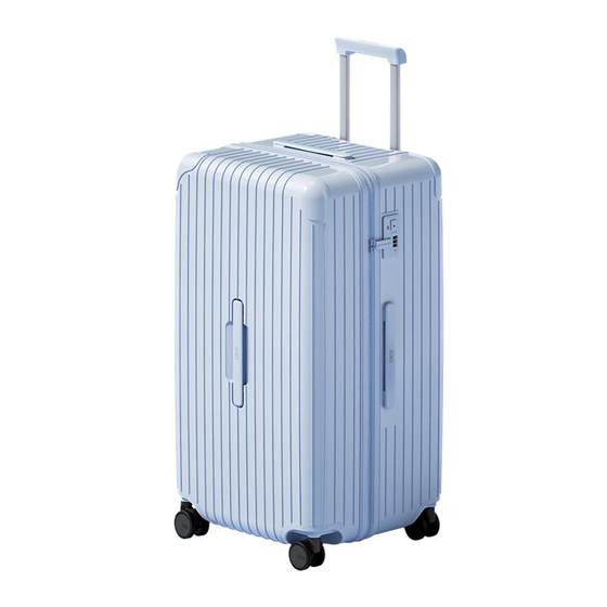 [New product] CECE large -capacity deep warehouse zipper suitcase light and strong, durable, durable travel box leather box
