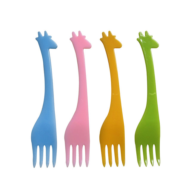Fruit fork pastry four-tooth deer cartoon