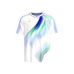 Matter of 2024 new badminton uniform women's fast drying table tennis team uniform short -sleeved top sports T -shirt men