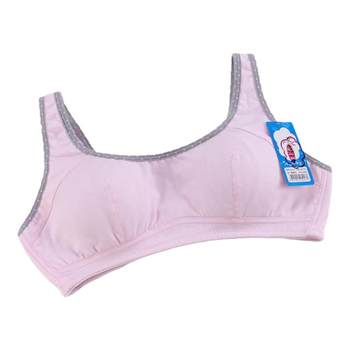 No steel ring adolescent girls bra junior high school and high school students pure cotton underwear back buckle small vest ບາງສ່ວນ